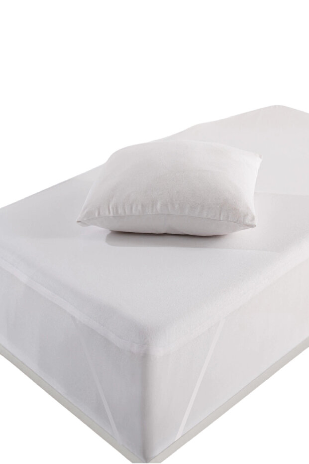 Derbey 60X120 cm Liquid-Proof Mattress Protector Mattress Cover and Pillowcase Set Mattress Cover Cotton