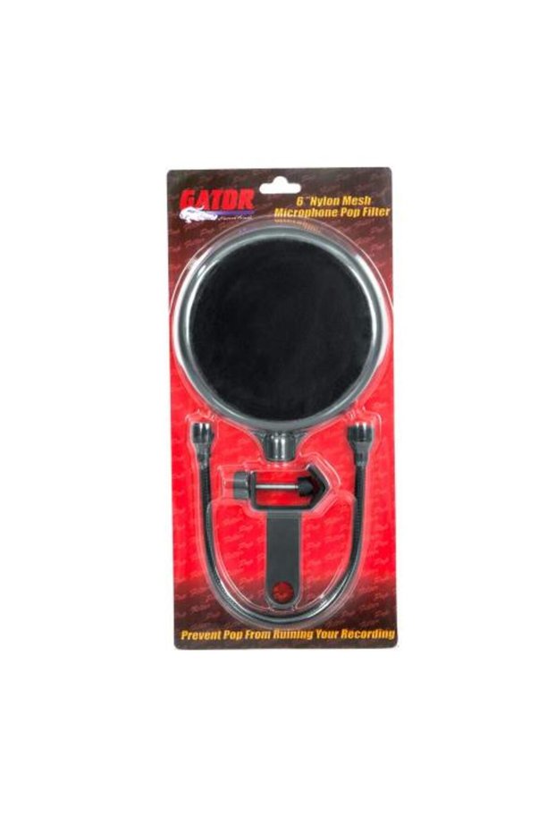حافظات GM-POP FILTER فلتر ميكروفون مزدوج الطبقات مقاس 6 بوصات