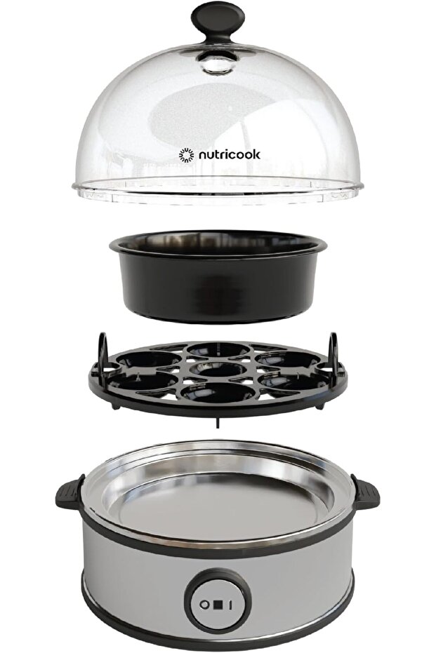Rapid Egg Cooker with Tray for up to 7 Eggs, Model NC-EC360 - 2