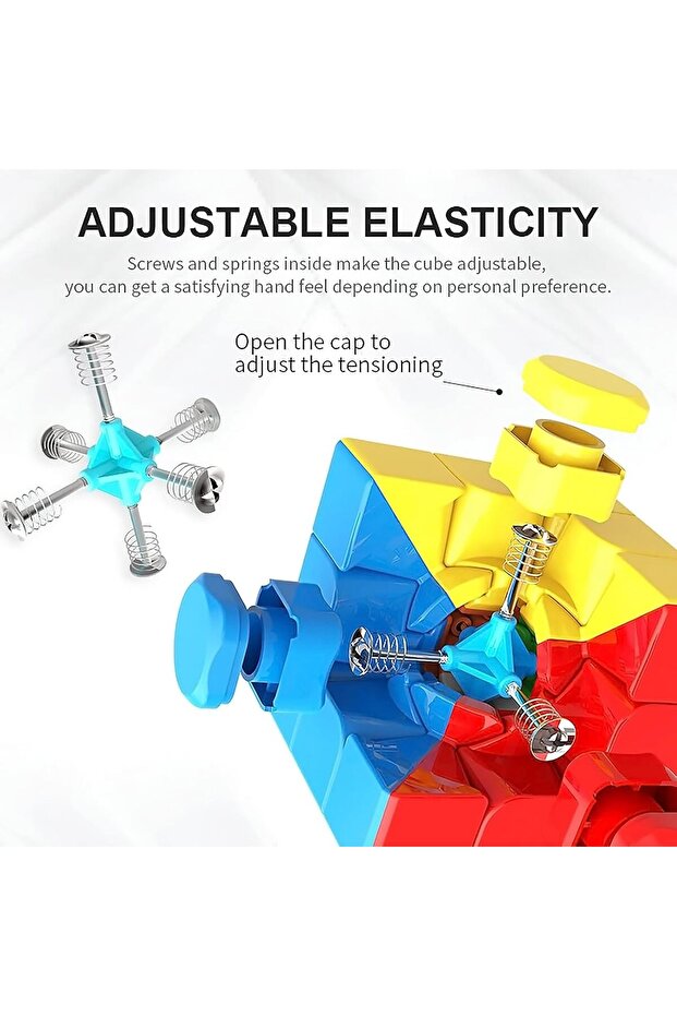CFMour 3×3×3 Speed Cube (Moyu Meilong 3C) - Stickerless, Fast Smooth Turning - 2
