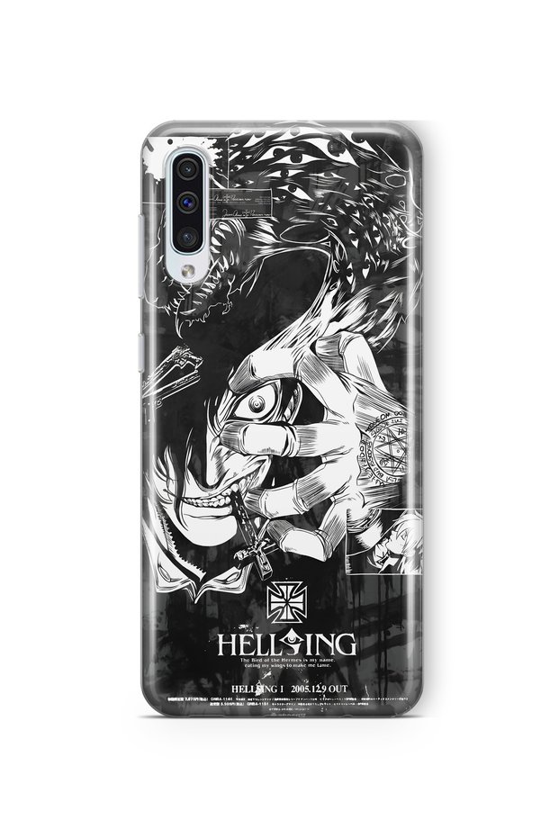 Samsung Galaxy A70 Compatible Anime Patterned Transparent Phone Case