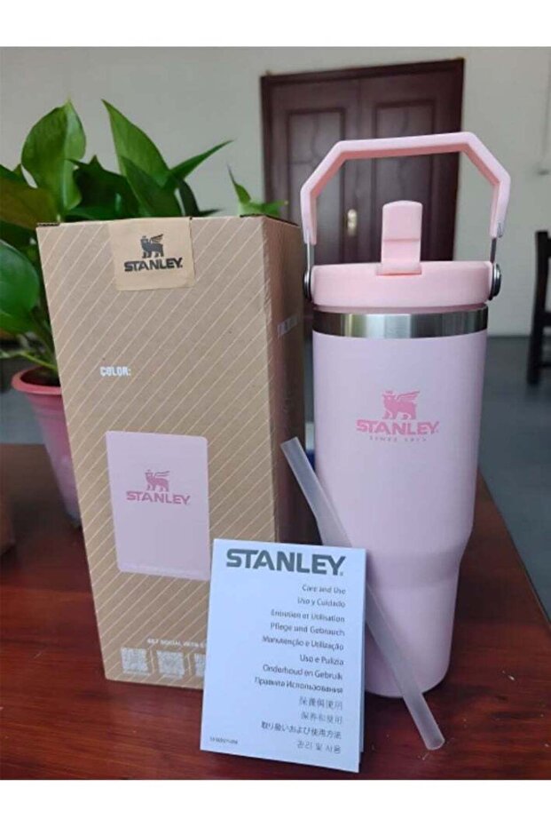 Stanley stanley IceFlow 2.0 Flip Straw Tumbler | With Handle | Twist-On Lid and Flip-Up Straw | Lea - 1