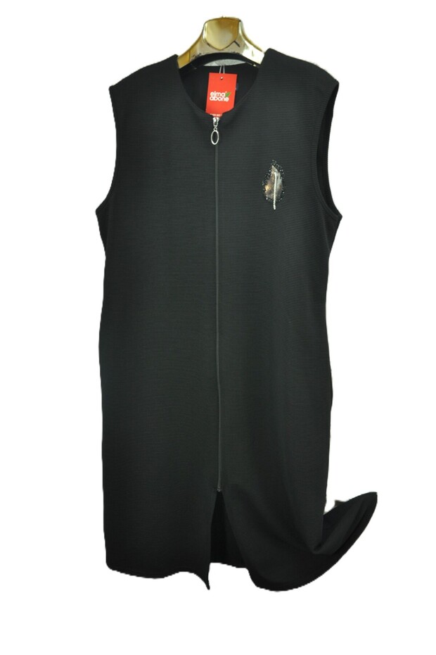 Plus Size Ottoban Zippered Vest
