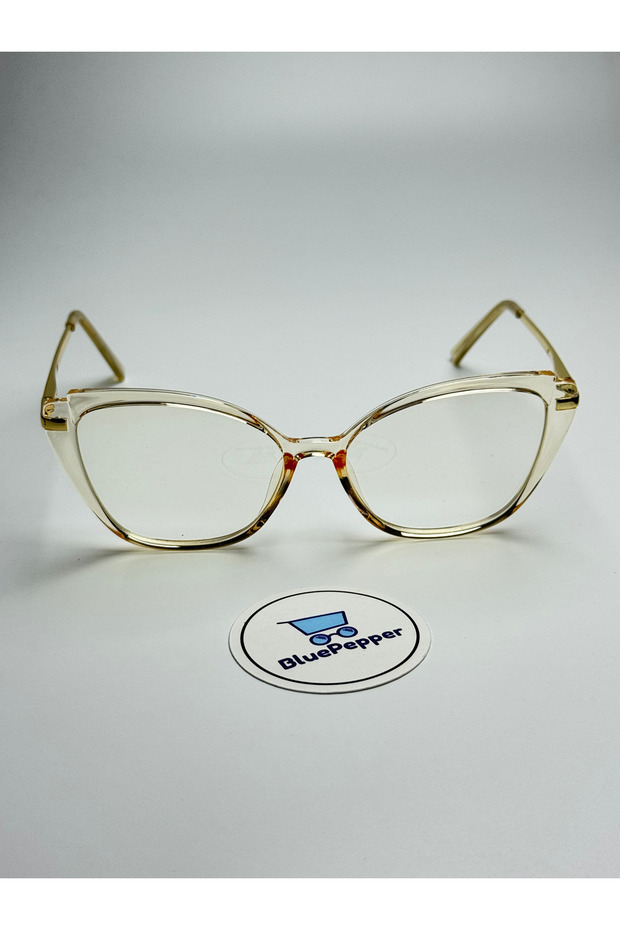 Lunera Nude Cateye Model Blue Light Filtering Screen Glasses 55 Ekartman