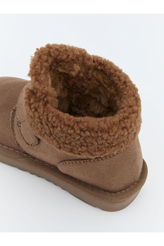 İçi Kürklü Erkek Bebek Bot - 6