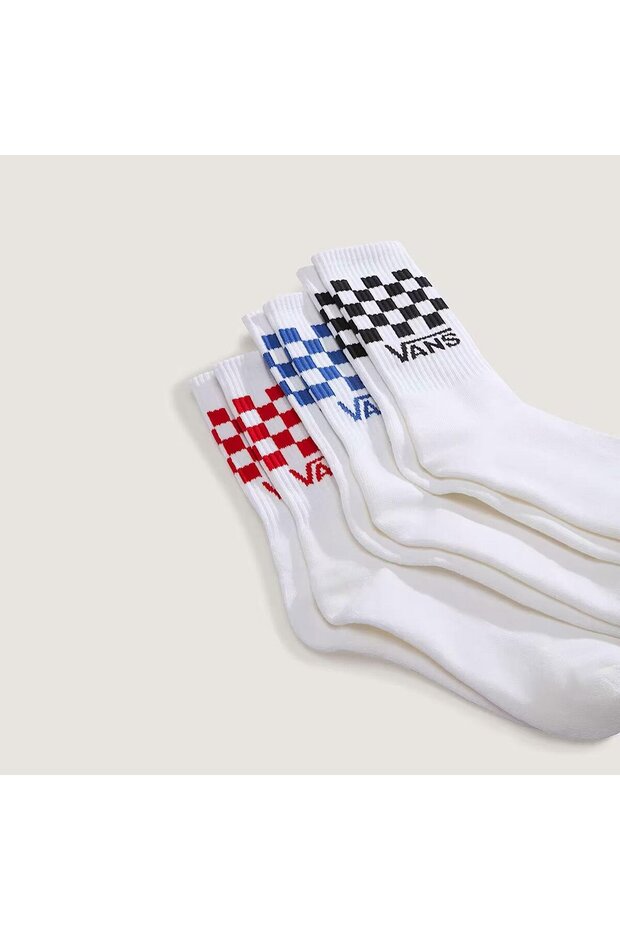 Classic Check Crew 3P Çorap - 3