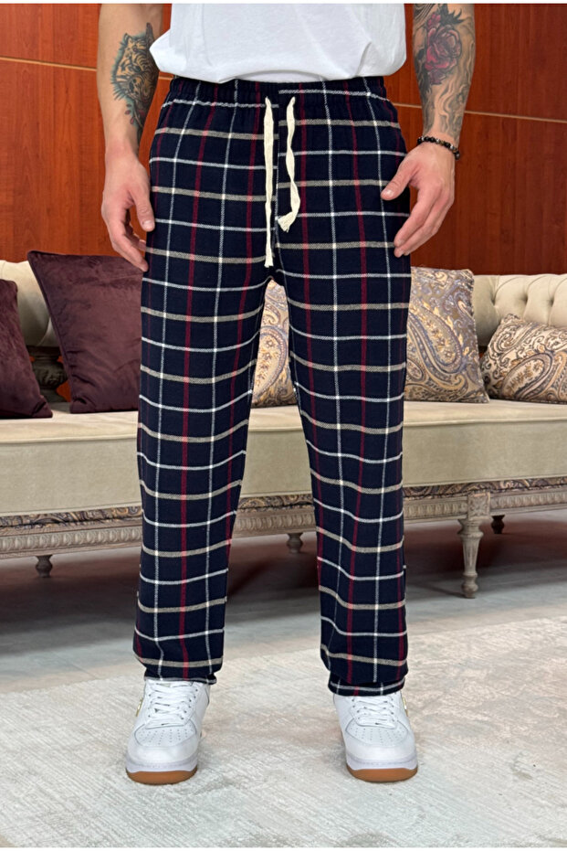 Ekose Pijama Altı - 5