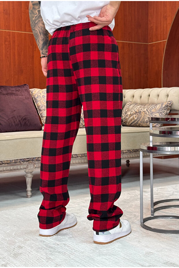 Ekose Pijama Altı - 6