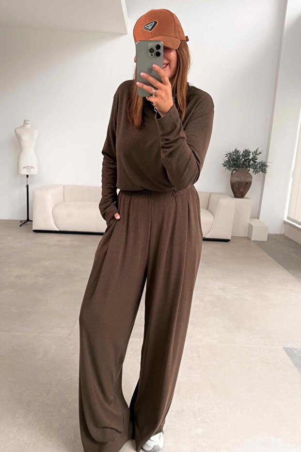 طقم رياضي كاكي أساسي - 5