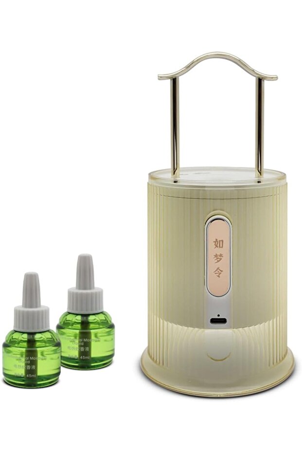 USB Mosquito & Flying Insect Repeller with Soft LED – Includes 2 Liquid Bottles – Portable Indoo
