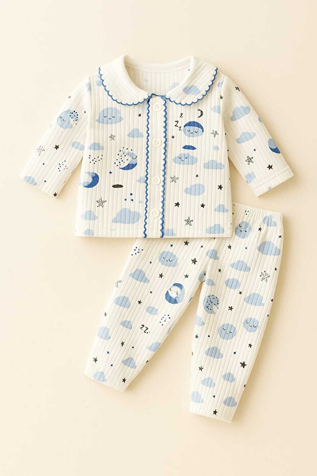 pamuklu bebek pijama - 2