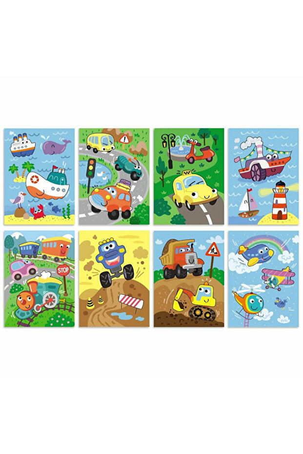 Water coloring set - Vehicles - 5
