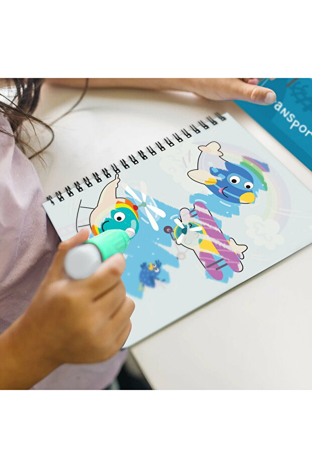 Water coloring set - Vehicles - 6