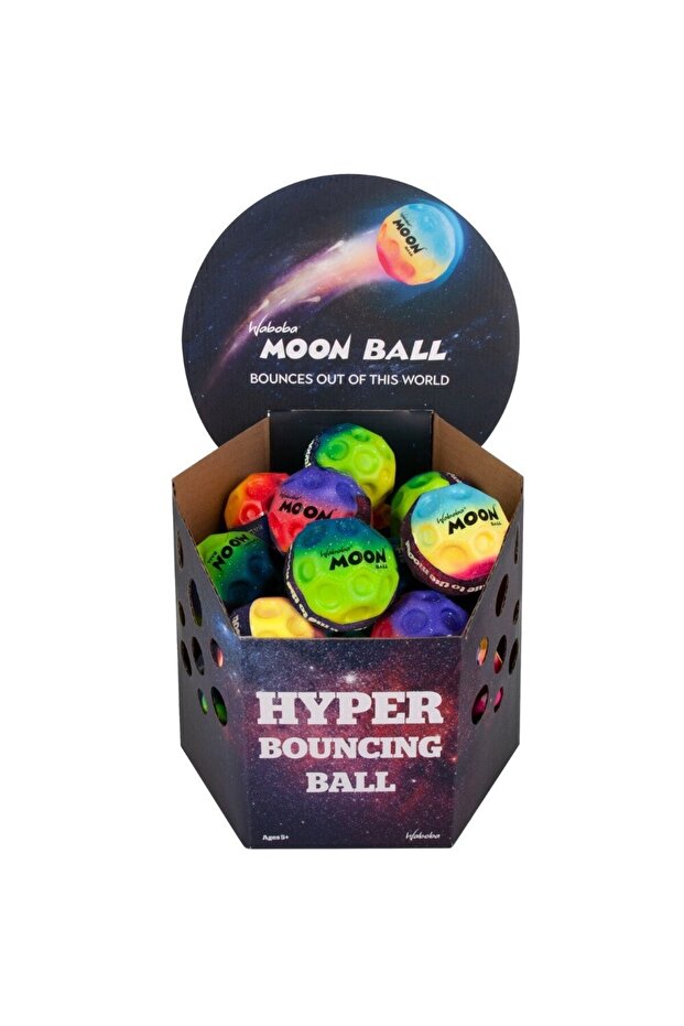 Hyper bouncing ball - Gradient Moon Ball, multicolor - 1