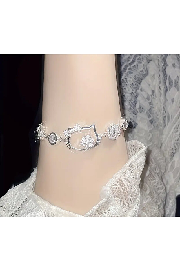 Y2k hello kitty crystal stone elegance bracelet