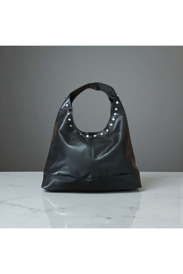 Studded Casual Women's Hand and Shoulder Bag