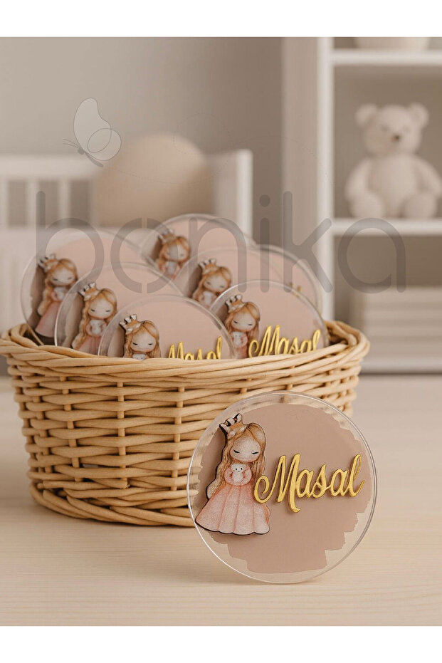 Baby Newborn Gift Plexiglass Magnet (10 Pieces in Transparent Bags)
