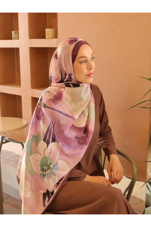 Serella Desen Bambu Şal - 1