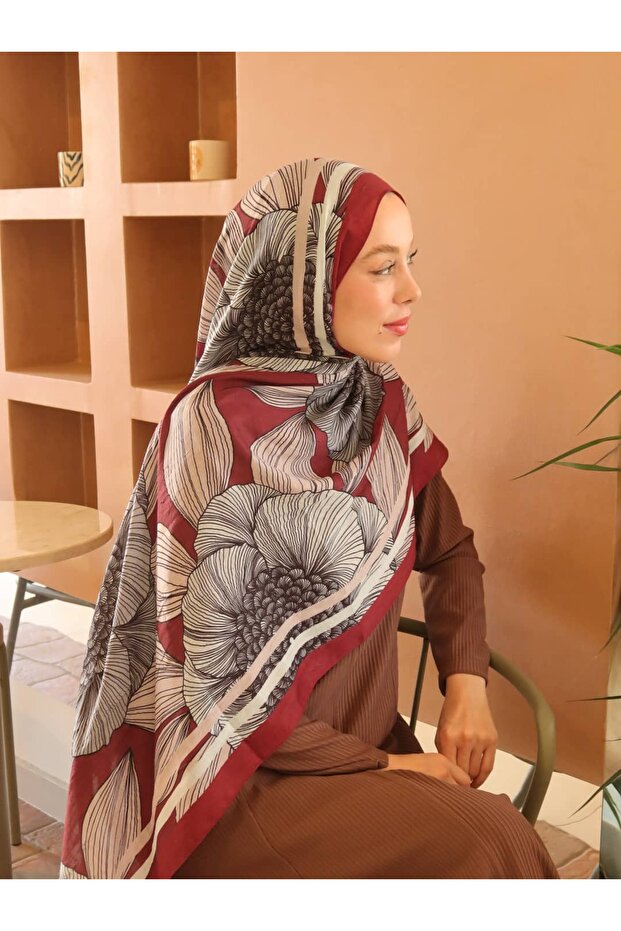 Seraflora Desen Bambu Şal - 2