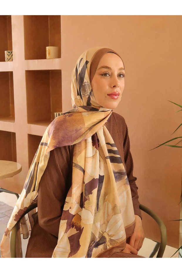 Serella Desen Bambu Şal - 1