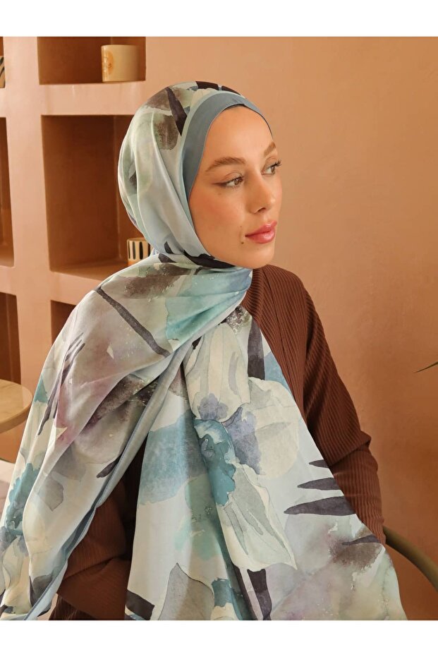 Serella Desen Bambu Şal - 1