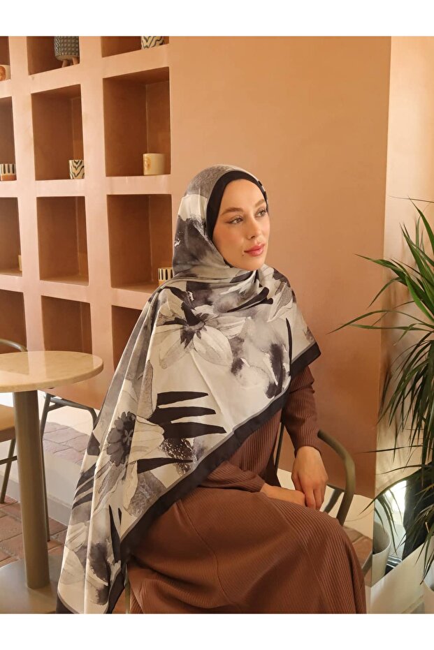 Serella Desen Bambu Şal - 1