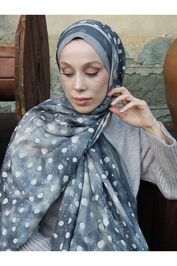 شال لينا بنمط الغزال - 2