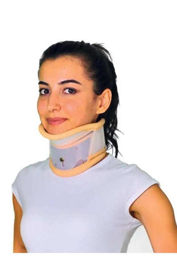 AID PLUS Cervical Collar With Chin Support (Xl) - Enhanced Neck Support For Injury Relief
