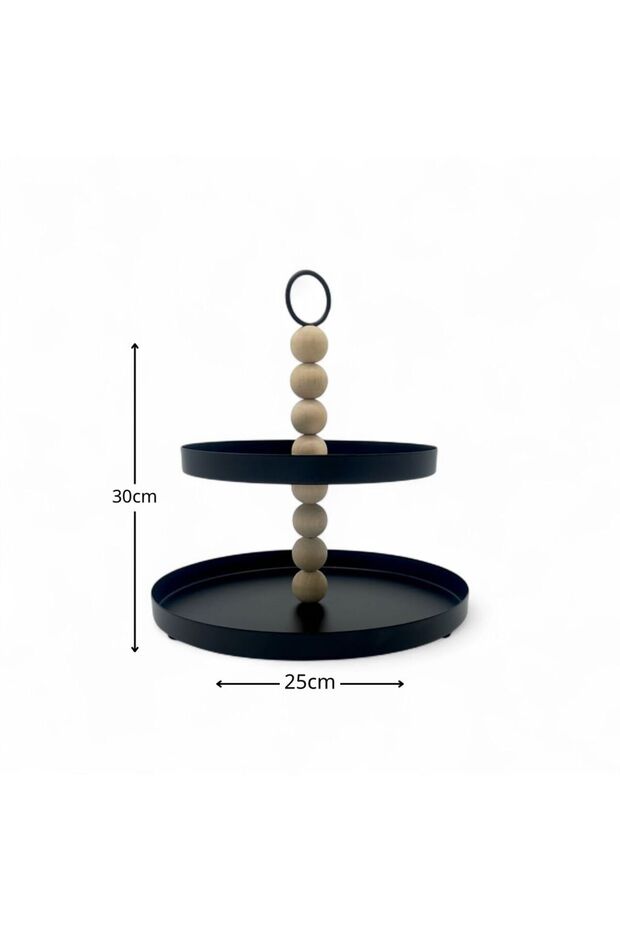 طبق تقديم مزدوج دائري - 2