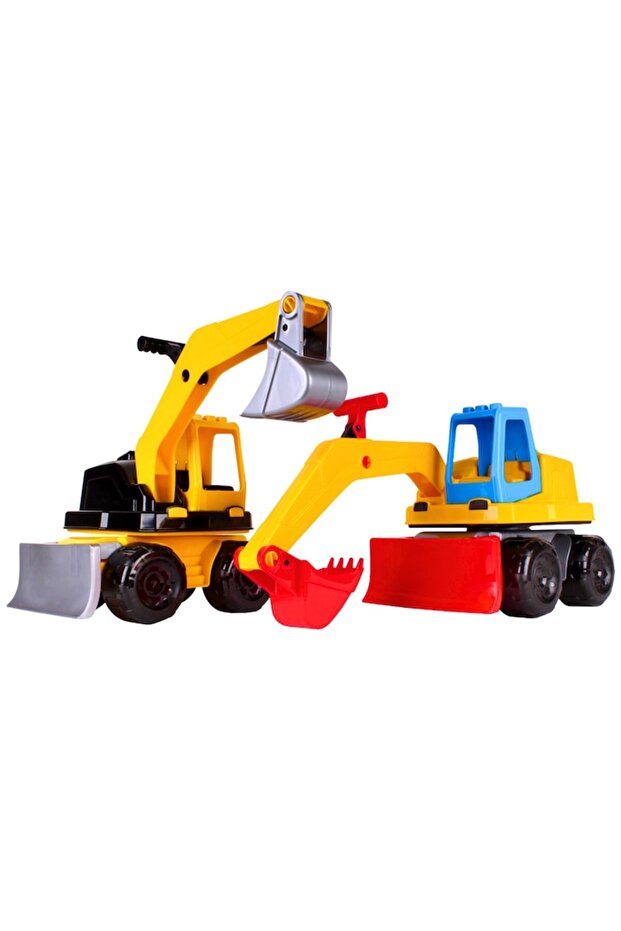Backhoe Loader, 40x22x18 cm, multicolor - 2