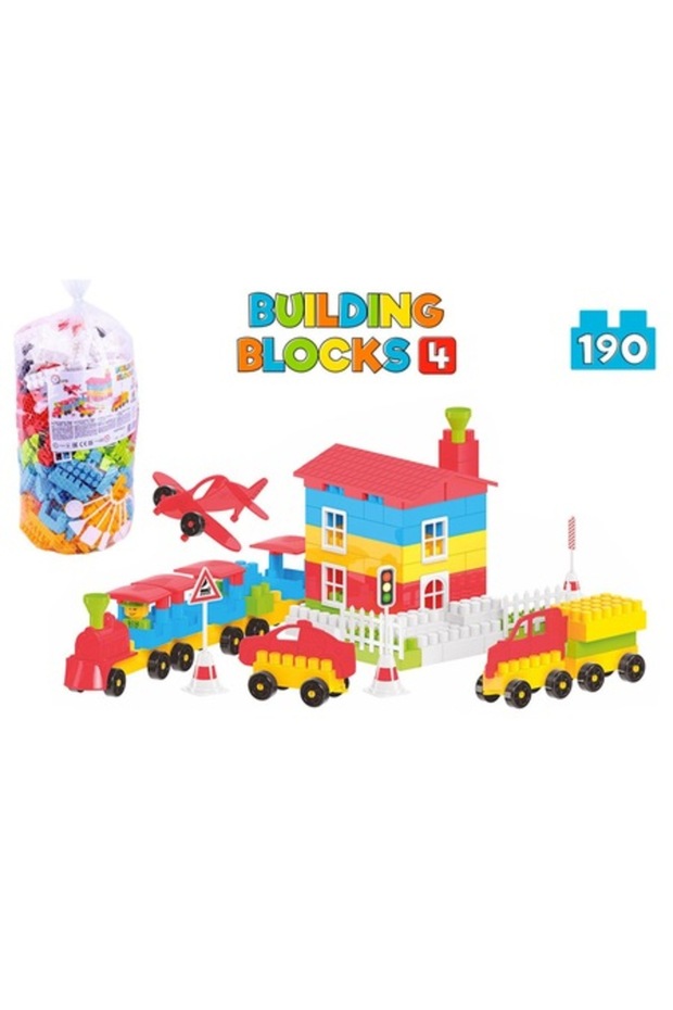 set de construcție, 190 de piese, multicolor - 1