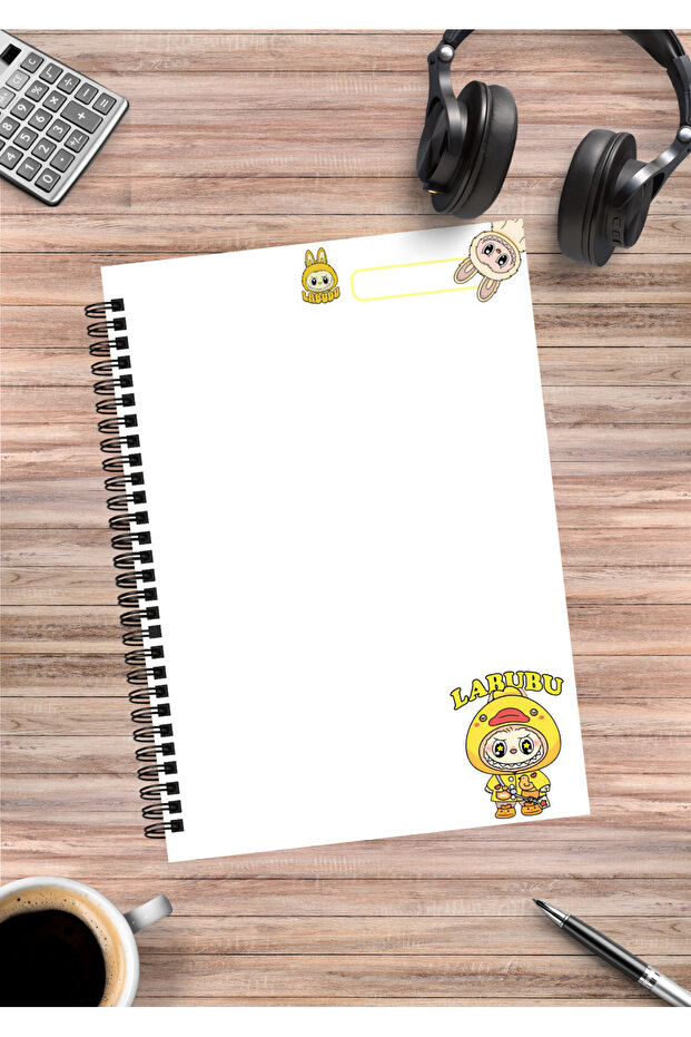 Labubu Spiral Notebook A5 (50 Sheets) - 2
