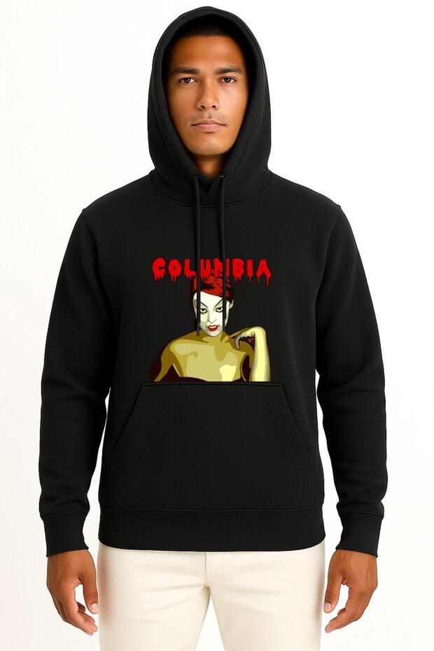Hooded the Rocky Horror Picture Show Janet Weiss Chest Design Unisex Sweatshirt