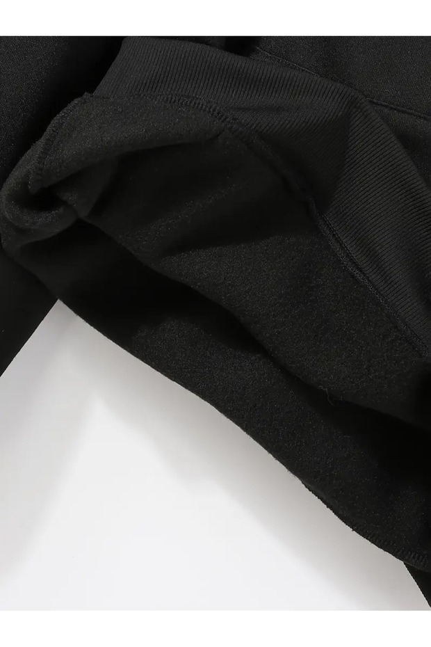 Unisex  Printed Hooded Oversized Bottom-Top Set Jogger Cotton Tracksuit Set - 6