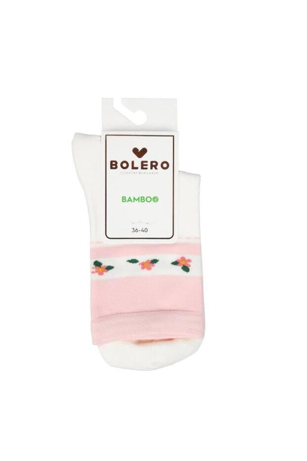 Women's Premium Stitch-Free Bamboo Hoop Socks Ecru