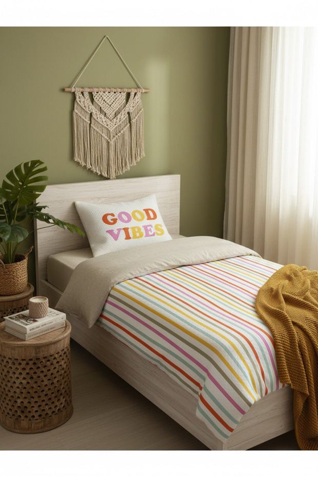 Colorful Striped Energetic Children's Pique