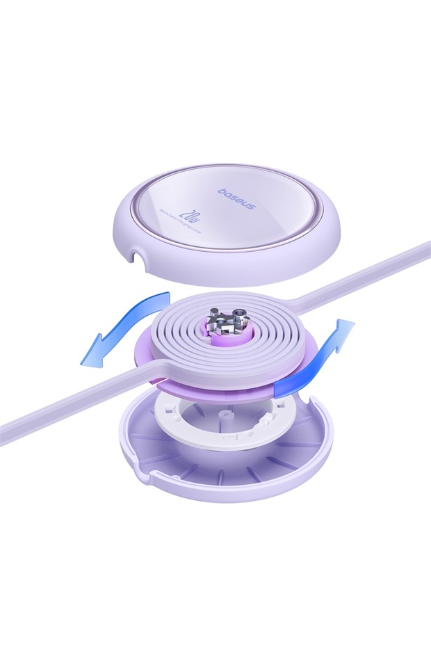 Free2Pull – Type-C 100W PD 2.0 Hızlı Şarj Kablosu 2 m – Mor - 5