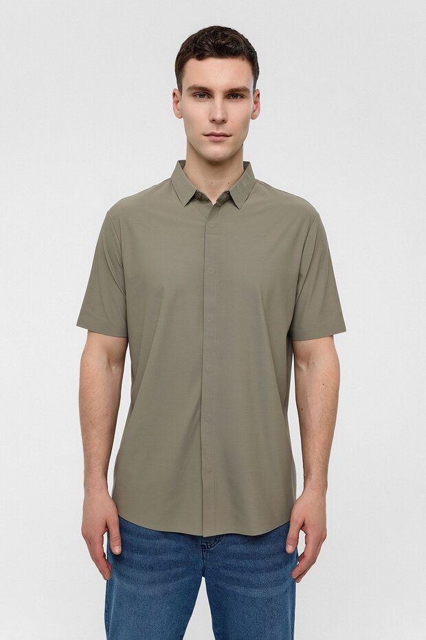 Mink Regular Fit Short Sleeve Shirt