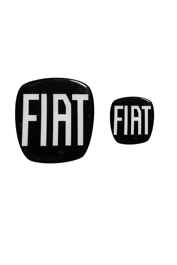 Fiat Egea Cross Logo Set Steering Wheel and Trunk Emblem (Not Suitable for Other Vehicle Models)