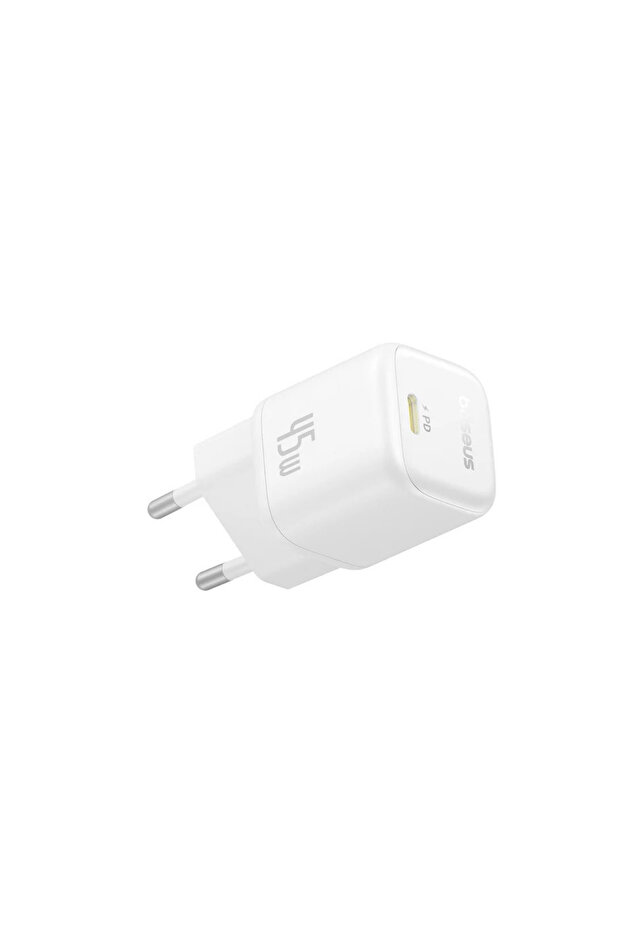 PicoGo GaN Super Hızlı1C 45W Extra Küçük Boyutlu Şarj Cihazı Beyaz - 2