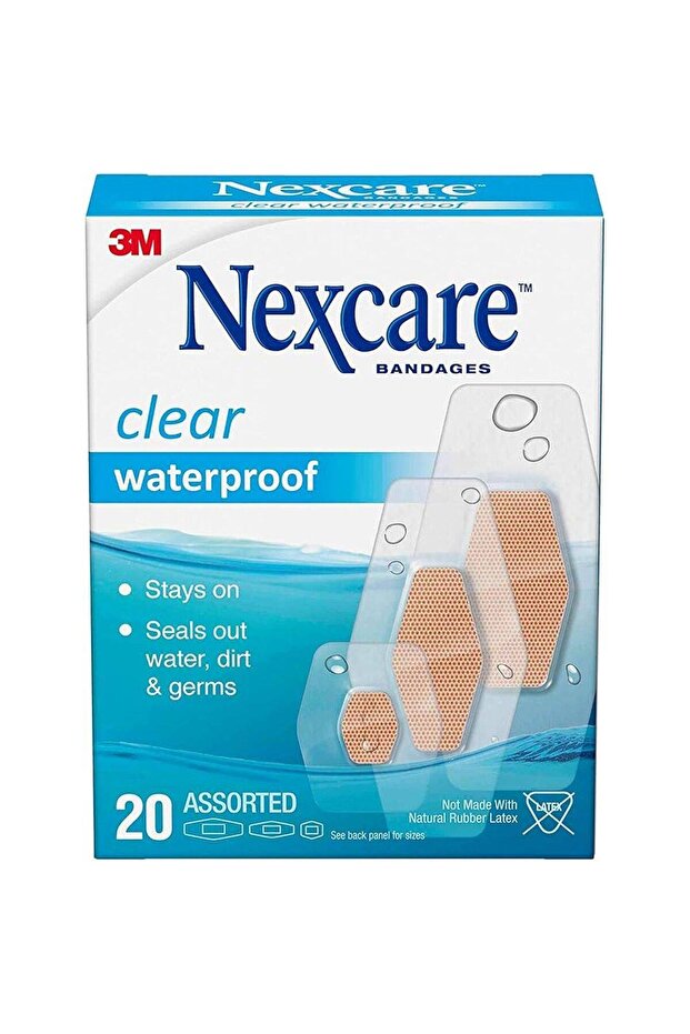 Bandages Clear Waterproof 20 Plasters