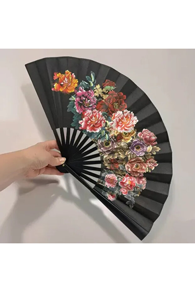 مجموعة مراوح منقوشة مكونة من 12 قطعة و3 نماذج - 4