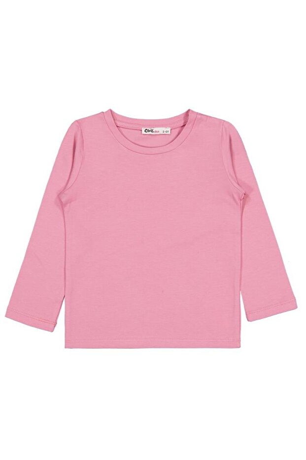 Basic 2-5 Yaş Sweatshirt - Pembe 2-3 Yaş - 2