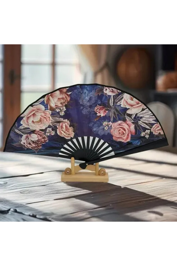 مجموعة مراوح منقوشة مكونة من 12 قطعة و3 نماذج - 2