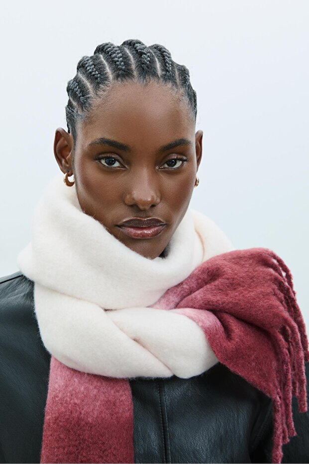 Dip boyamalı atkı - 4