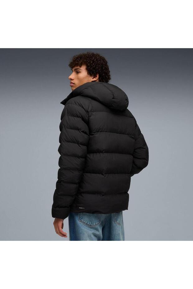 Jachetă Mono cu glugă , neagră, pentru bărbați - 2