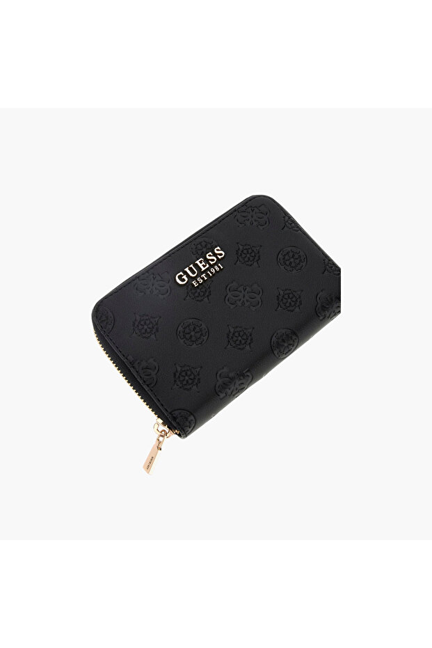 Embossed Logo Zip Wallet - 4