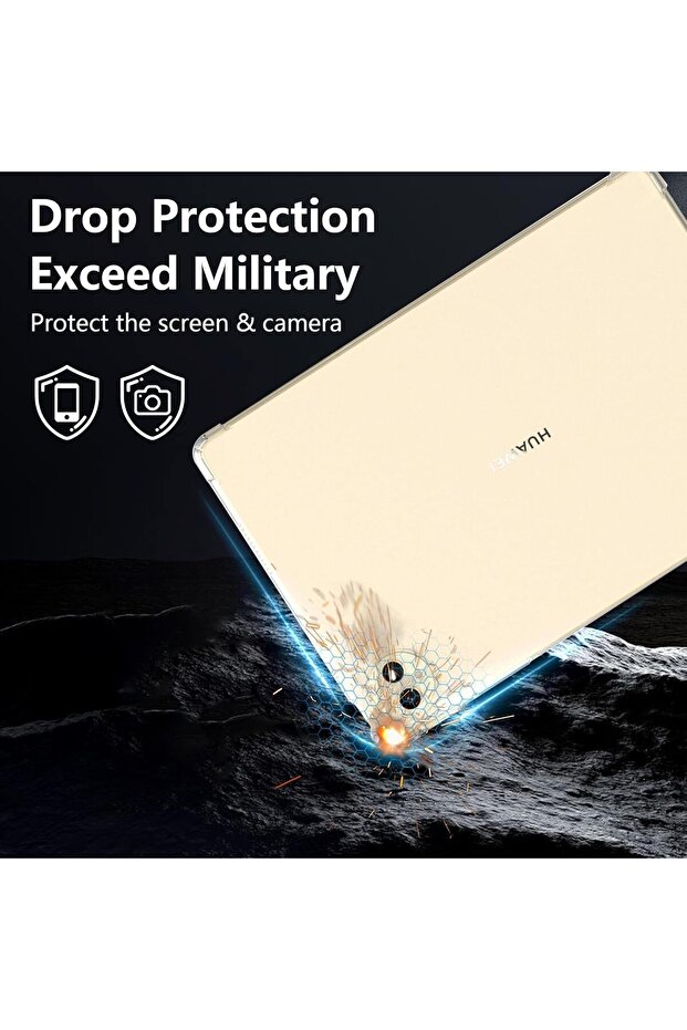 Transparent case for Huawei MatePad Pro 12.2 (2024) — soft silicone & TPU, shockproof, scratch-res - 5