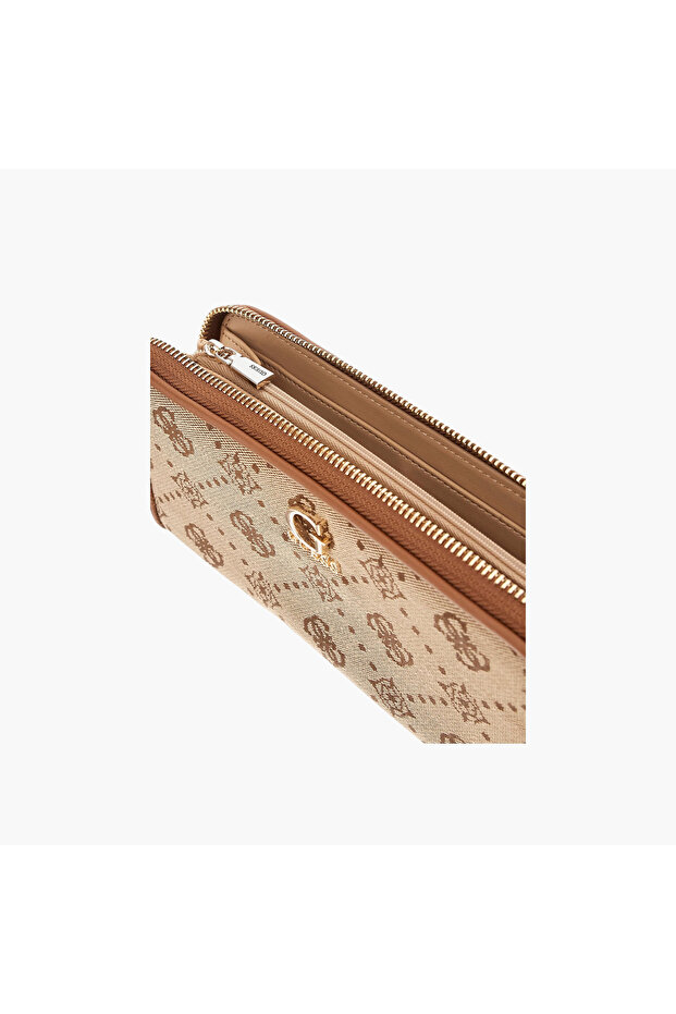 محفظة بسحاب أحادي اللون - 3