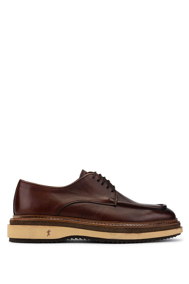 Men's Genuine Leather Tan Casual Shoes